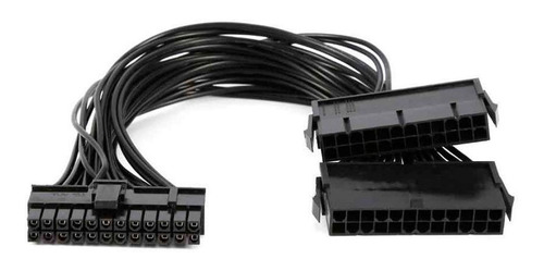 Nisuta Cable Divisor 24 Pines 2 Fuentes Atx A Pc Mineria