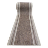 Passadeira Trilho 3m Sisal Geometrico Nature Moldura 66x300