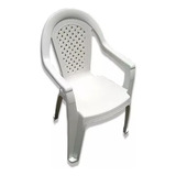 Silla Perfecto Mascardi Blanco Plastico Apilable