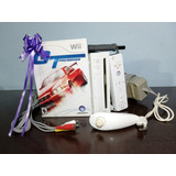 Consola Nintendo Wii Original Con Cables Control Y Juego (: