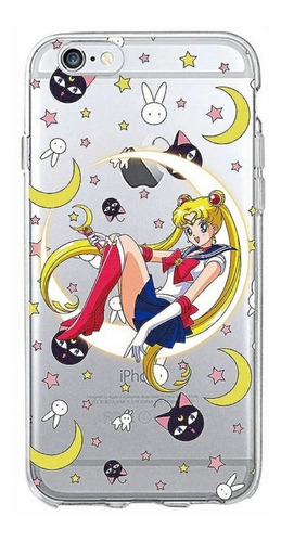 Funda Sailor Moon Para iPhone Silicón