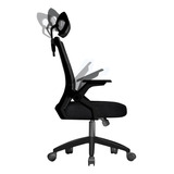 Silla De Oficina Ergonomica Ejecutiva Y Reposacabezas Negro