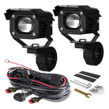 Kit De Luces Auxiliares Led Para Motocicleta Bwcarid Con