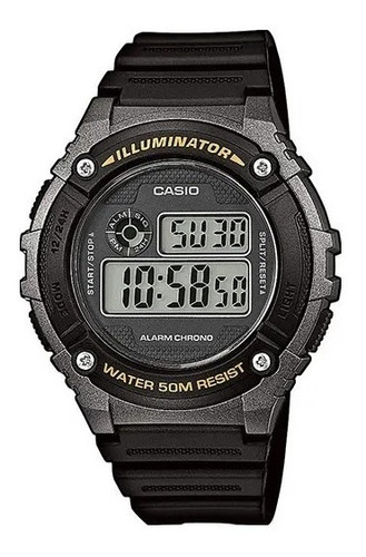 Reloj Casio Sumergible Digital W-216h Garantía Oficial 