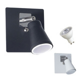 Spot Aplique Pared 1 Luz Direccional Dublin Con Dicroica 7w