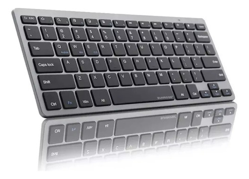 Teclado Inalámbrico Bluetooth Con Receptor Recargable Weibo