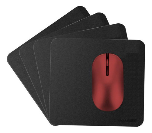 Kit 7 Unid Mousepad Couro 20x20+ Porta Copos