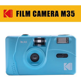 1 Filme Azul Kodak M35 Cámara 135 Com Flash Retro Máquina