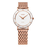 Reloj Roma Suizo Mujer J2.312.m Rose Gold/cobrizo