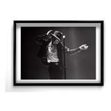 Cuadro Michael Jackson M2 35x50 (marco+lámina+vidrio)