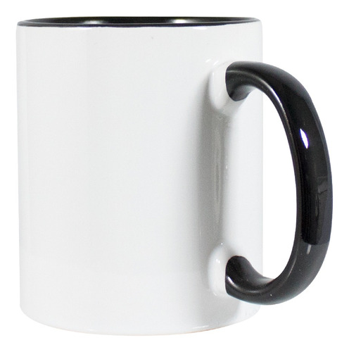 Tazas Para Sublimar Blue Heat Con Asa Color Negro 11oz 36pzs