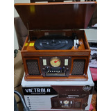 Victrola Reproductor De Discos Bluetooth 8 En 1