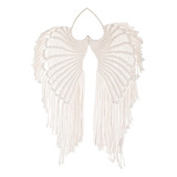 Macramé Colgante De Pared Con Ala De Ángel Elegante Con