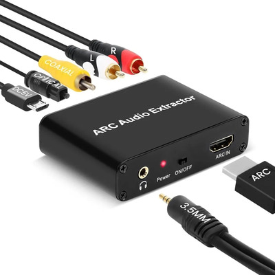 Convertidor Hdmi Arc A Óptico, Coaxial, Rca 5.1 | Envío gratis