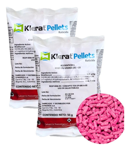 Klerta Pellet 50g X2