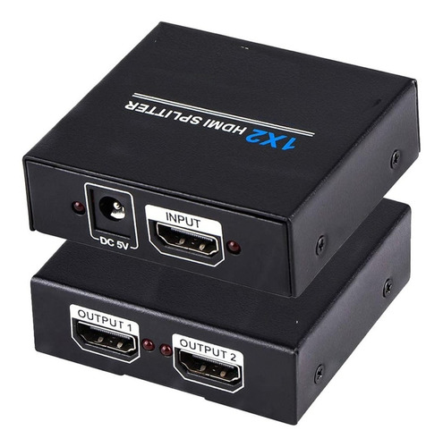 Splitter Hdmi 2 X 1 Multipuerto + Cargador