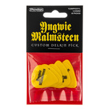 Set De 6 Púas Jim Dunlop Yjmp03yl Yngwie Malmsteen 1.14mm Yl Color Yellow