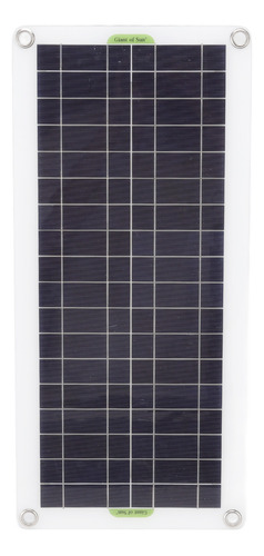 Kit Inversor Solar De 12 V A 220 V, 30 W, Panel De Carga De