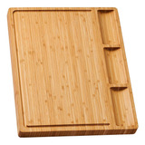 Tabla De Cortar De Madera De Bambú Grande Para Cocina, Tabla