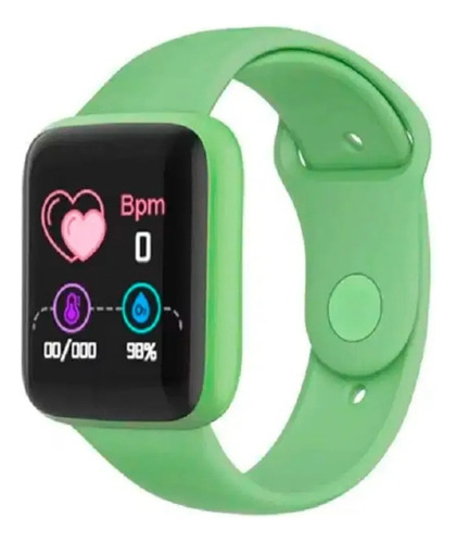 Reloj Inteligente Smartwatch Noga Sw04 Presion Ip67 Unisex Color De La Malla Verde