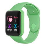 Reloj Inteligente Smartwatch Noga Sw04 Presion Ip67 Unisex Color De La Malla Verde