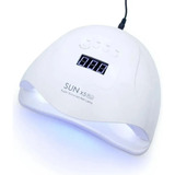 Cabina Uñas Led / Uv Sun 5x Plus 80w Display Color Blanco