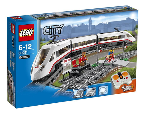 Tren De Pasajeros De Alta Velocidad De Lego City 60051 Origina Bricktoys