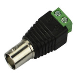 Conector Bnc Femea Com Borne Para Cftv - Kit 4