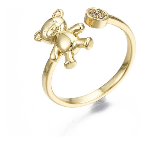 Anillos Midi Ring Ajustable Baño Oro 18k Mujer Dama