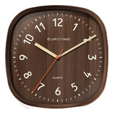Reloj De Pared Eurotime 29/1160.03 Moderno Diseño
