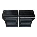Panel Tapizado Interior Fiat 125 Kit Completo Color Negro 