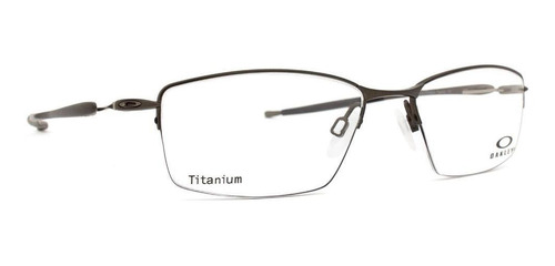 Óculos De Grau Oakley Lizard Pewter Titanium Ox511302 Com Nf