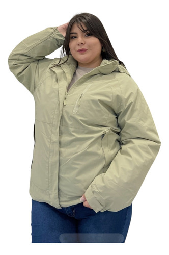 Campera 2 En 1 Mujer Rompeviento Inflable Hhp Importada