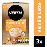 Café Nescafé® Vainilla Latte 8x18,5g X3 Cajas
