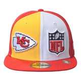 Gorra Cerrada N F L New Era Kansas City Amar/blanco 59 Fifty