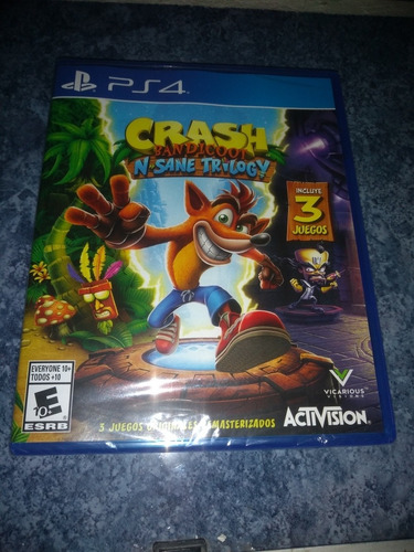 Playstation 4 Ps4 Video Juego Crash Bandicoot N'sane Trilogy