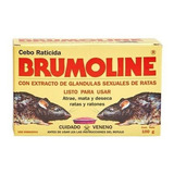 Raticida Brumoline Veneno Roedores Lauchas/ratas Caja×100g 