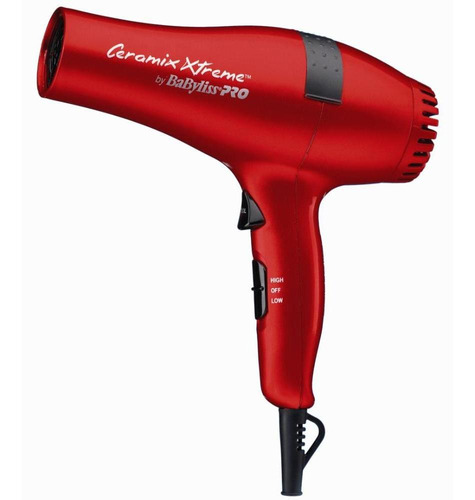 Secadora  Profesional Ceramix Xtreme. Babr5572es. Color Rojo