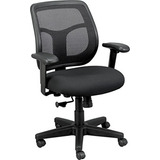 Silla Giratoria Eurotech Apollo, Respaldo Medio, Negro