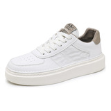 Zapatillas De Skate Blancas Casuales Para Hombre Xm-gl3176