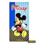 Toalha De Banho Infantil Mickey Personalizada Nome Bordado