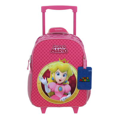 Mochila Chica Ruedas Chenson Mario Bros Peach Barb | Envío gratis