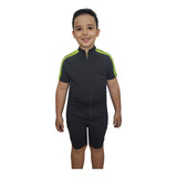 Camiseta Ciclismo Para Criança Kids Infantil Ciclista Mtb 