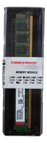 Memoria Ram 4 Gb 10600 Ddr3 Color Verde Pc Escritorio Torre 