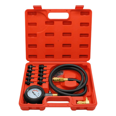 Kit Manómetro Para Medir Presión De Aceite De Motor 0-140psi