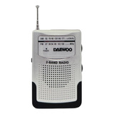 Radio De Bolsillo 2 Banda Am/fm Blanco Daewoo Di-681