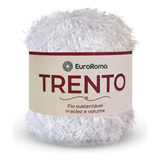 Barbante Euroroma Linha Trento 200g 101m Cores Tricô Crochê Cor 0200 - Branco