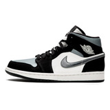 Tênis Nike Air Jordan 1 Mid Se Preto/cinza Tam 39 Usado