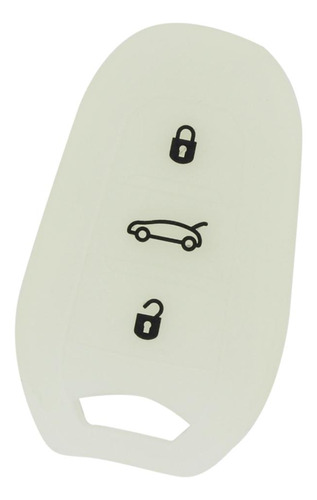 Carcasa Protectora De 3 Botones De Silicona Auto Car Key