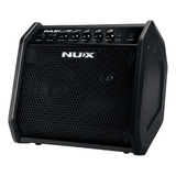 Monitor Amplificador Nux Pa-50 De 50w Guitarra Piano Bateria Color Negro 110v